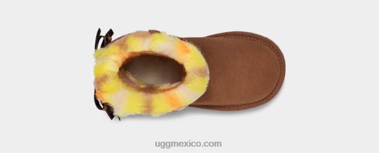 castaña 00NF1985 UGG niños pequeños bailey arco plaid punk