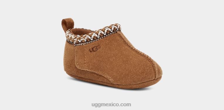 castaña 00NF2035 UGG bebé tasman y gorro