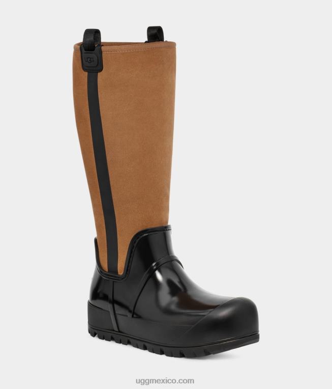 castaña 00NF2045 UGG mujer gamuza alta de nube de lluvia