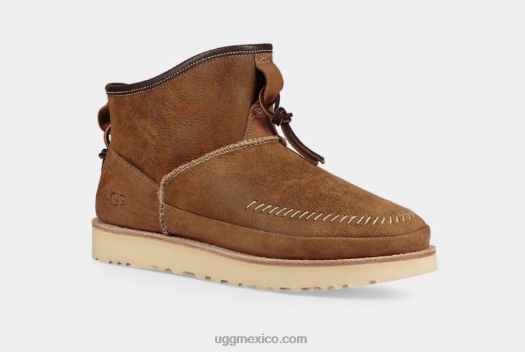 castaña 00NF2080 UGG hombres bota campfire bomber sin cordones