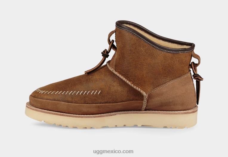 castaña 00NF2080 UGG hombres bota campfire bomber sin cordones