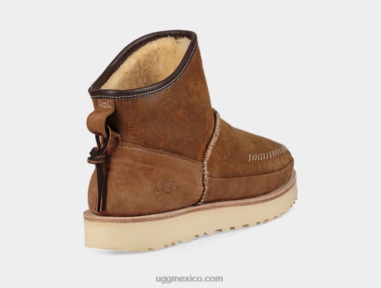 castaña 00NF2080 UGG hombres bota campfire bomber sin cordones
