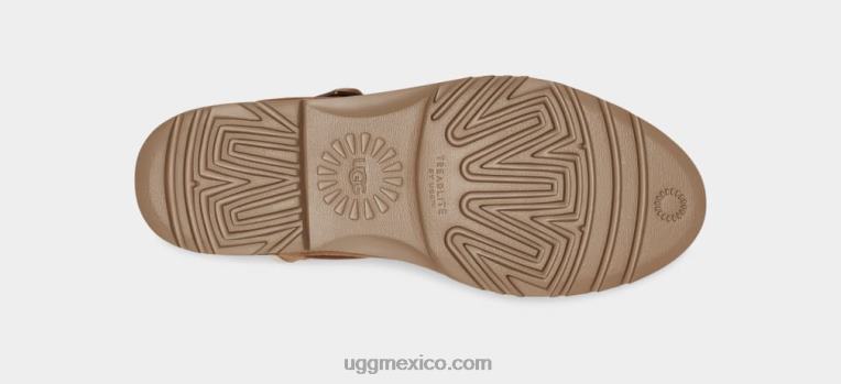 castaña 00NF2129 UGG mujer hebilla corta romely