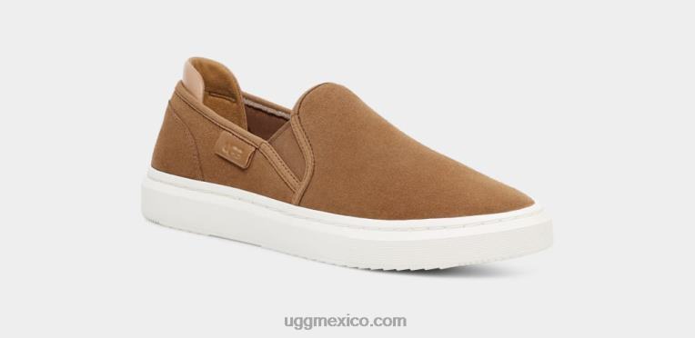 castaña 00NF24 UGG mujer slip alameda en gamuza