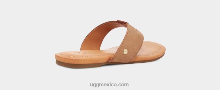 castaña 00NF3 UGG mujer gamuza carey