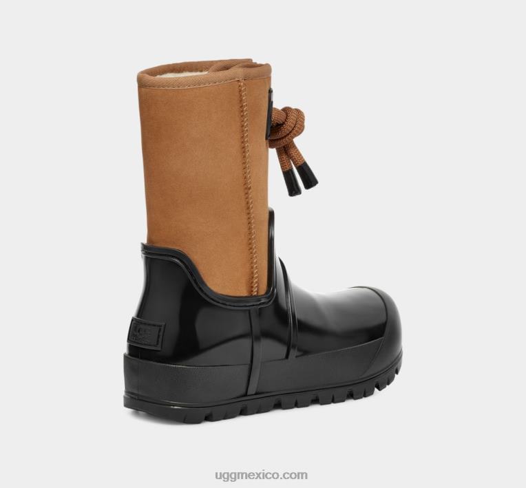 castaña 00NF36 UGG mujer gamuza de encaje de nube de lluvia
