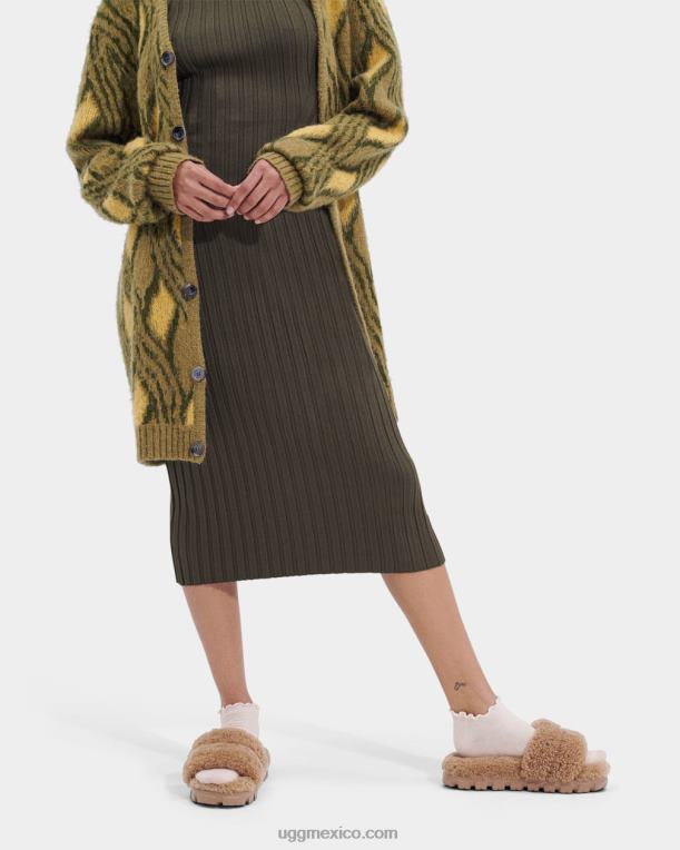 castaña 00NF433 UGG mujer cozetta rizado