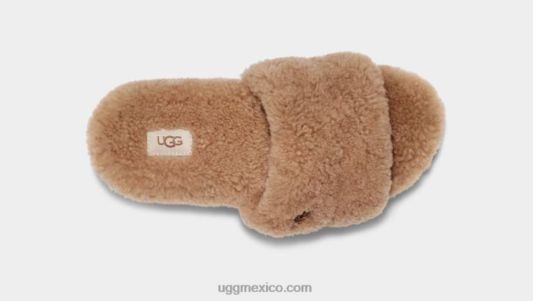 castaña 00NF433 UGG mujer cozetta rizado