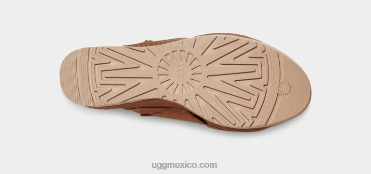 castaña 00NF454 UGG mujer diapositiva del abad