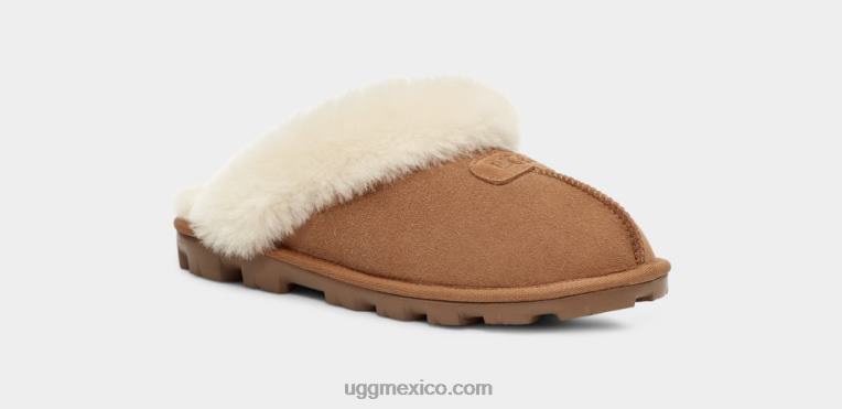 castaña 00NF486 UGG mujer zapatilla coqueta