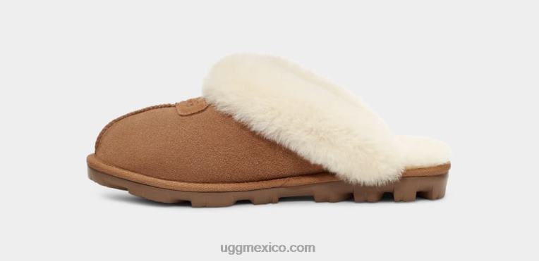 castaña 00NF486 UGG mujer zapatilla coqueta