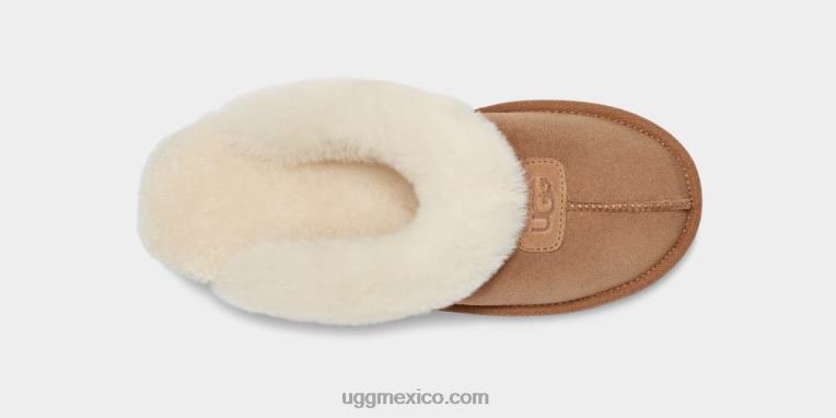 castaña 00NF486 UGG mujer zapatilla coqueta