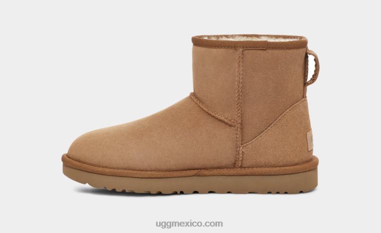 castaña 00NF5 UGG mujer mini clásico regenerado