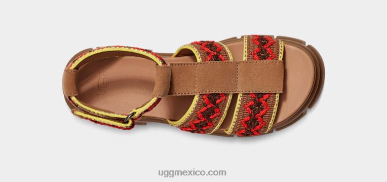 castaña 00NF503 UGG mujer trenza herencia ashton