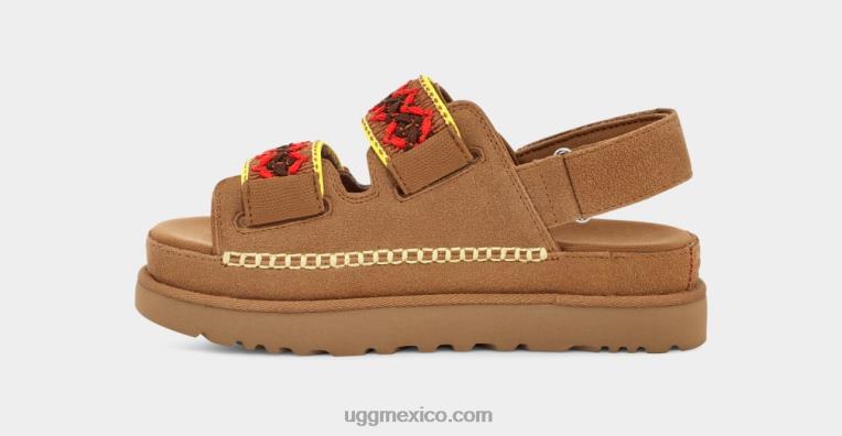 castaña 00NF513 UGG mujer trenza herencia goldenstar