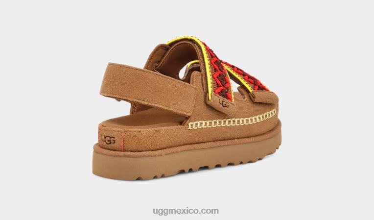 castaña 00NF513 UGG mujer trenza herencia goldenstar