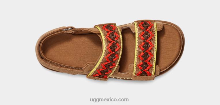 castaña 00NF513 UGG mujer trenza herencia goldenstar
