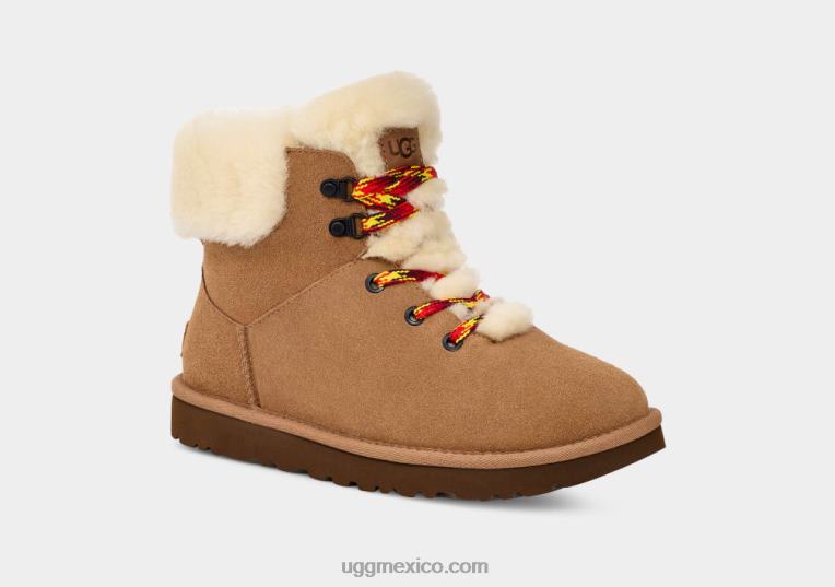 castaña 00NF532 UGG mujer mini encaje alpino clásico
