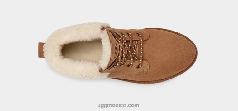 castaña 00NF551 UGG mujer encaje de la herencia de romely