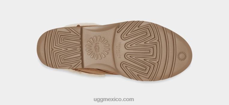 castaña 00NF551 UGG mujer encaje de la herencia de romely