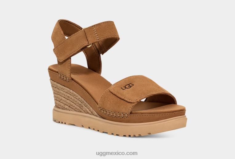 castaña 00NF558 UGG mujer correa de ileana