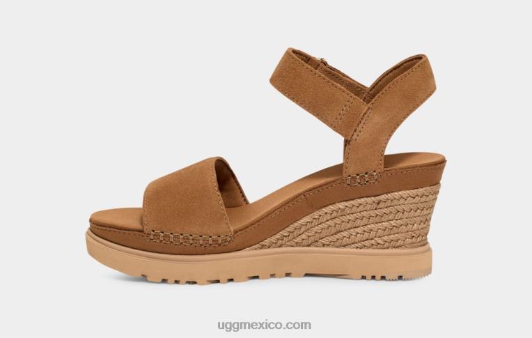 castaña 00NF558 UGG mujer correa de ileana