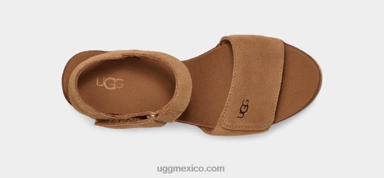 castaña 00NF558 UGG mujer correa de ileana