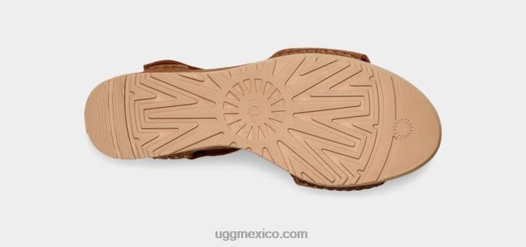 castaña 00NF558 UGG mujer correa de ileana