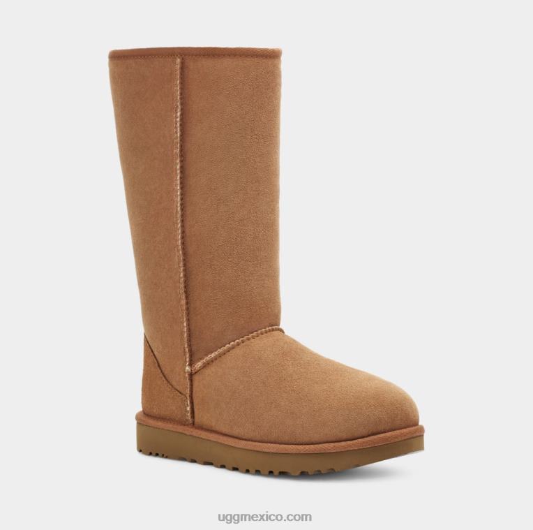castaña 00NF564 UGG mujer bota clásica alta ii