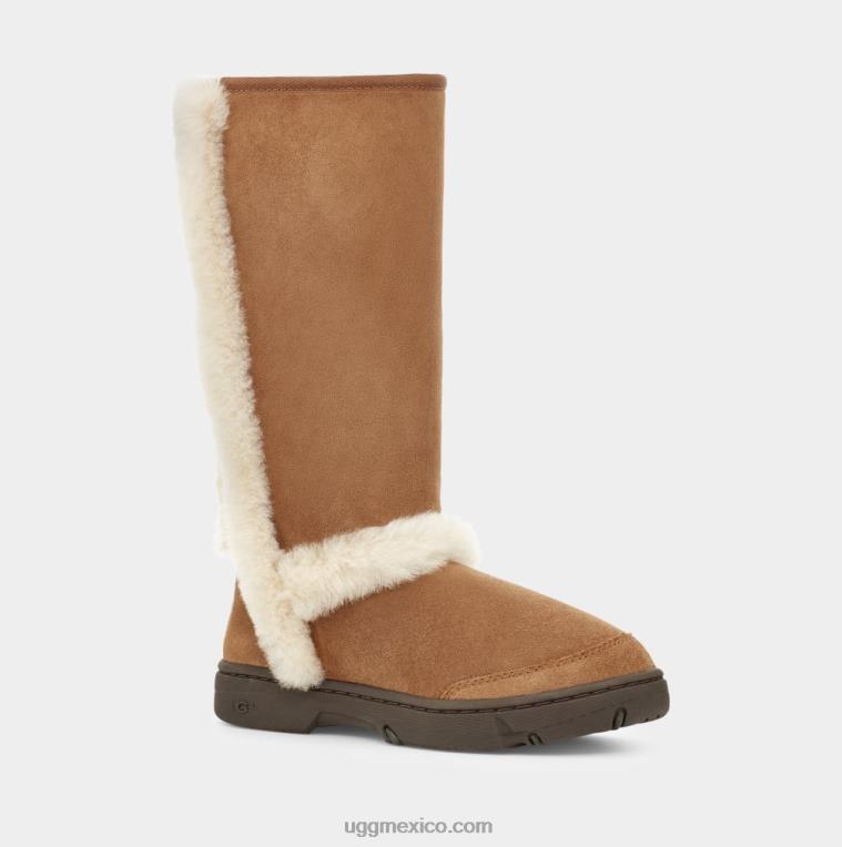 castaña 00NF594 UGG mujer rayos de sol alto