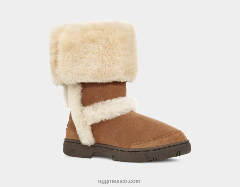 castaña 00NF594 UGG mujer rayos de sol alto