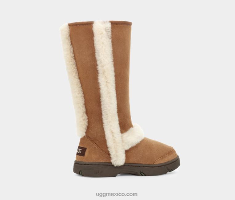 castaña 00NF594 UGG mujer rayos de sol alto