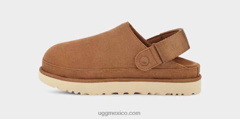 castaña 00NF599 UGG mujer zueco estrella dorada