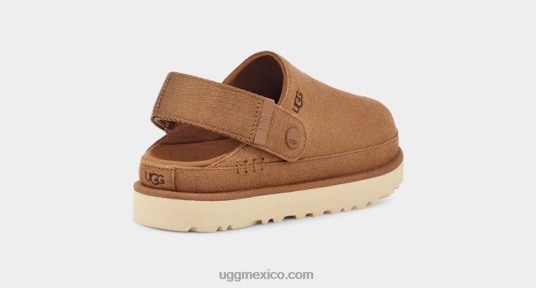 castaña 00NF599 UGG mujer zueco estrella dorada