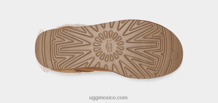 castaña 00NF628 UGG mujer mini bailey arco centelleo