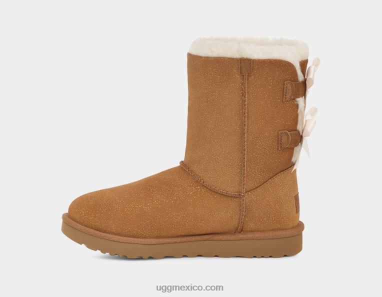 castaña 00NF631 UGG mujer brillo del arco de bailey