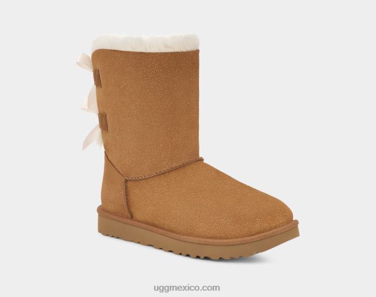 castaña 00NF631 UGG mujer brillo del arco de bailey