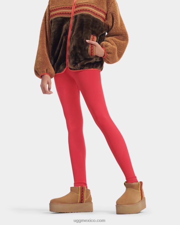 castaña 00NF656 UGG mujer plataforma ultra mini trenza clásica