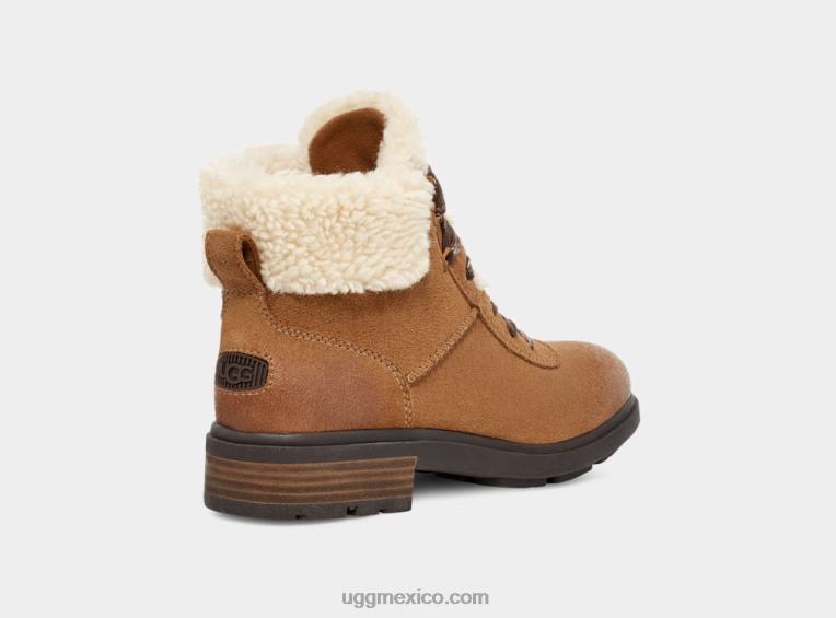 castaña 00NF663 UGG mujer harrison encaje acogedor