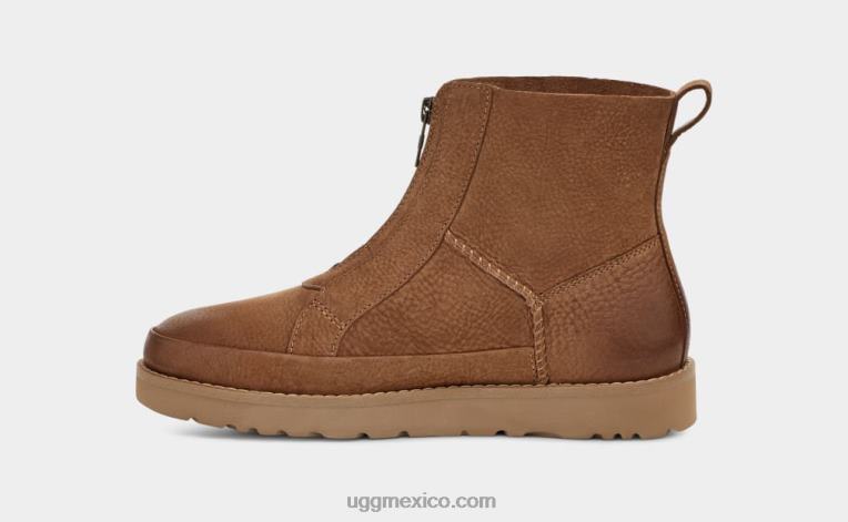 castaña 00NF692 UGG mujer cremallera frontal deconstruida