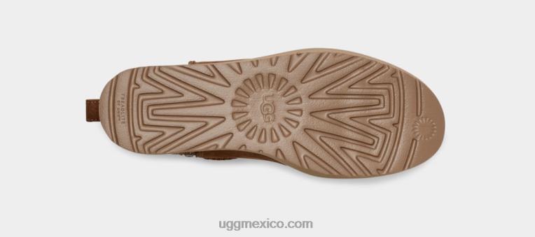castaña 00NF708 UGG mujer encaje deconstruido