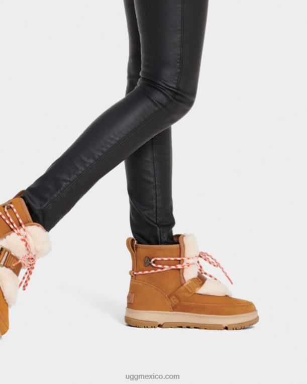 castaña 00NF742 UGG mujer excursionista clima clásico