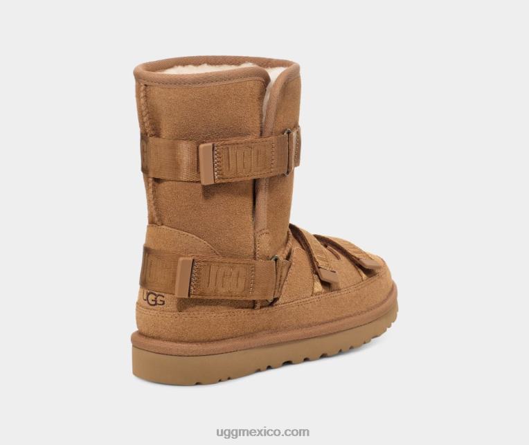 castaña 00NF851 UGG mujer híbrido corto clásico
