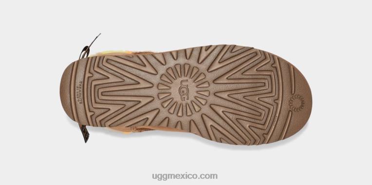 castaña 00NF859 UGG mujer mini bailey arco plaid punk