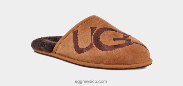 castaña/espresso 00NF1620 UGG hombres logotipo de desgaste