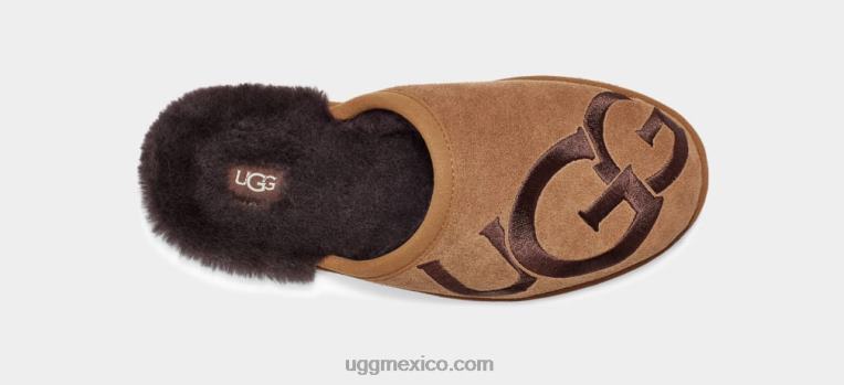 castaña/espresso 00NF1620 UGG hombres logotipo de desgaste