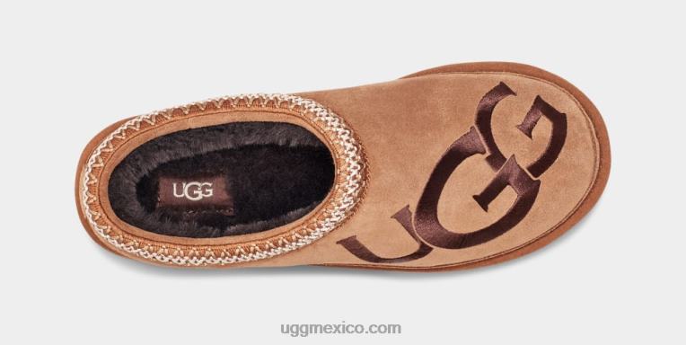castaña/espresso 00NF208 UGG hombres logotipo de tasmania