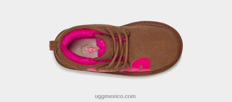 castaño/rosa chicloso 00NF1789 UGG niños neumel chop