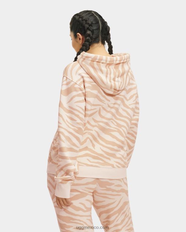 cebra blanca 00NF93 UGG mujer tatiana sudadera con capucha cebra