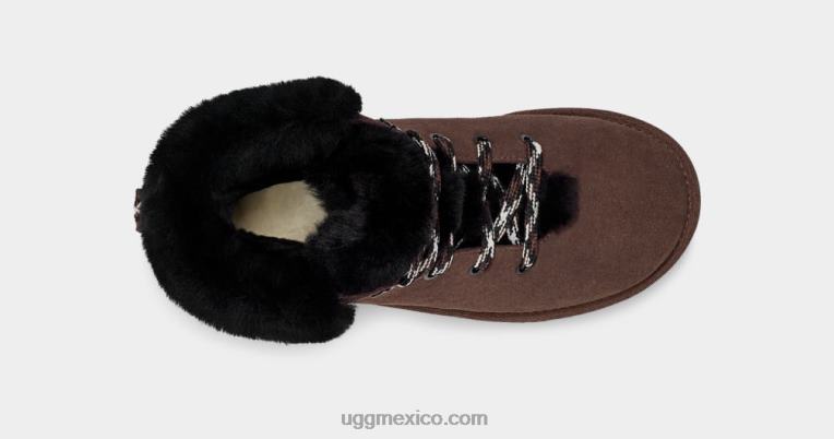 cedro quemado 00NF533 UGG mujer mini encaje alpino clásico